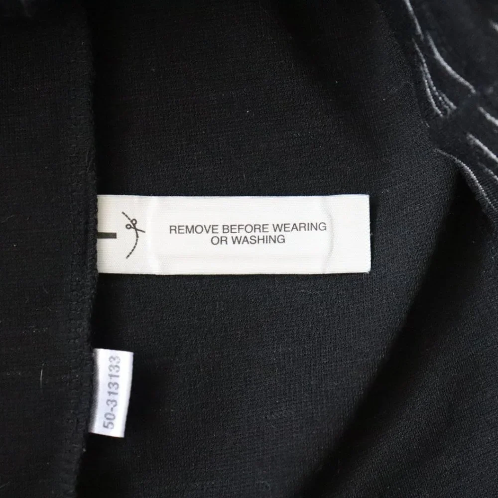 NWOT Ann Taylor Sleeveless Cowl Neck Fitted Dress, Sz 6, Black Space Dye - Picture 5 of 6